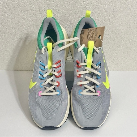 Nike Juniper Trail 2 Running Shoes Wolf Grey/Green/Volt DM0822-004 Men’s Size 11 main image 6